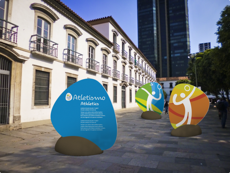 Illustration for article titled The New Branding For Rio 2016 Looks Like a Very Friendly Amoeba